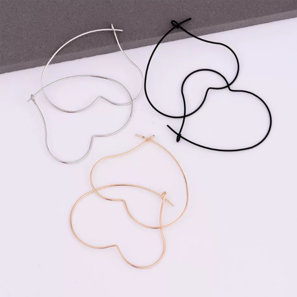 Open Heart Fashion Earrings